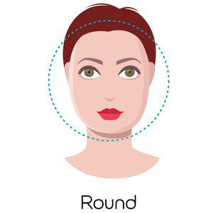 Women's Round Face Shape